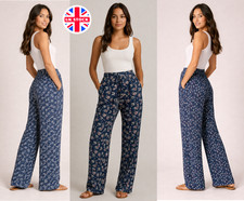Ladies trousers womens palazzo - ladies,