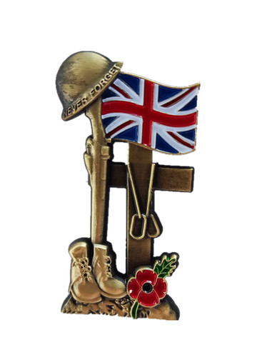 Flag soldier purple poppy - uk,