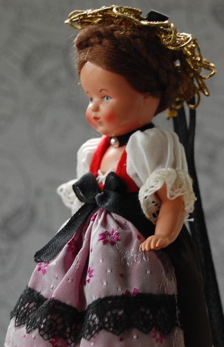 Vintage doll european - vintage, in