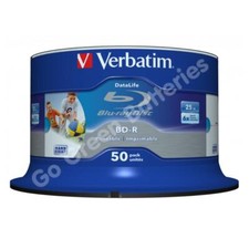 Blu-Ray Discs BD-R Recordable Verbatim 25GB 50GB 100GB DL 5/10/25/50 Dual Layer