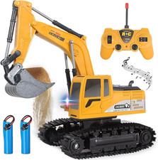 Jiakora Remote Control Excavator Toys for Boys, RC Excavator Toy for Boys 3 4 5