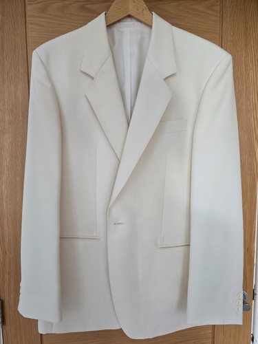 Mens dinner jacket - mens, cream