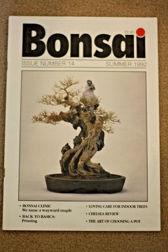Bonsai magazine issue - issue, number