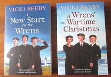 Vicki Beeby 2 Books Set (A Wrens Wartime Christmas, A New Start for the Wrens)