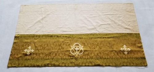 Antique french silk brocade - french,