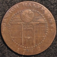 Norfolk Norwich Halfpenny