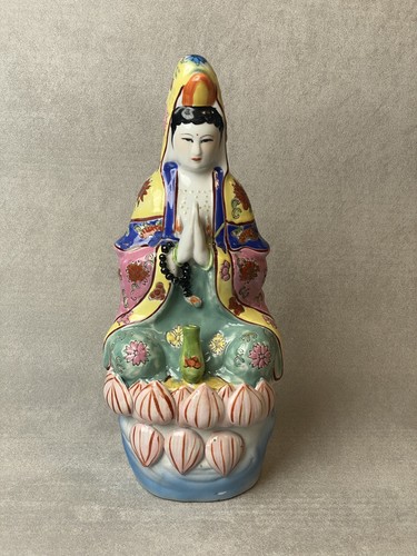 Vintage porcelain bhodisattva - porcelain,