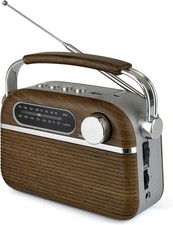 LLOYTRON "Vintage" Style AM/FM Radio with MusicStream- Portable and... 