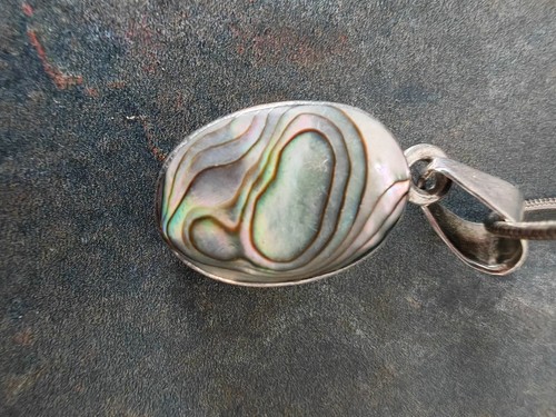 Solid silver necklace - necklace, +