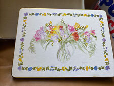 bin Bhs Floral Vintage Place Mats Set of 6 , 3 Different Designs  29 X 22cm