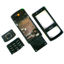 Nokia 6500s Slide fascia housing inc front screen lens+keypads BLACK Genuine