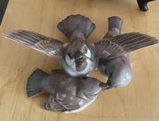 B&G BING & GRONDAHL Royal Copenhagen Denmark Sparrows Birds 1670 Figurine Figure