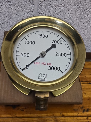 Vintage industrial gauge - vintage, u.s.