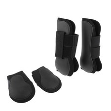 2 Pairs Open Front Boots Horse