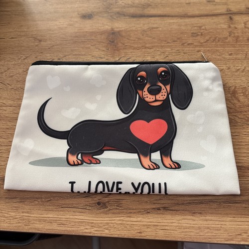 Daschound dog pouch - dog,