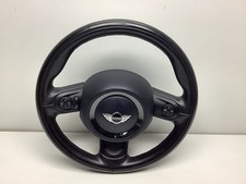 Mini Cooper S R60 R61 R57 R58 R56 3 spoke leather Multifunction steering wheel