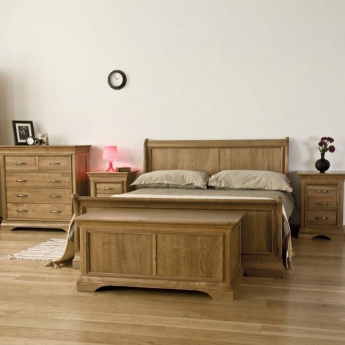 Solid oak super - king, 5pc