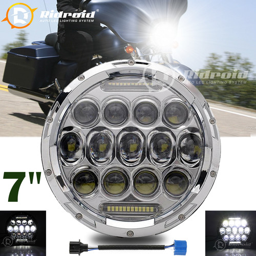 Dot led headlight - 7",