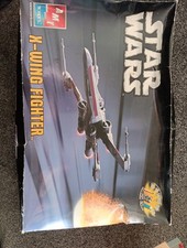 Star Wars X-Wing Fighter Luke's Model Kit with Paints Stickers and Glue Included