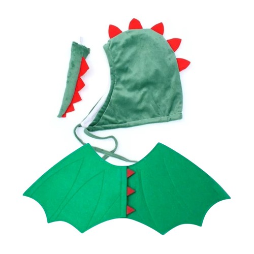 Green red spike dinosaur - red, /
