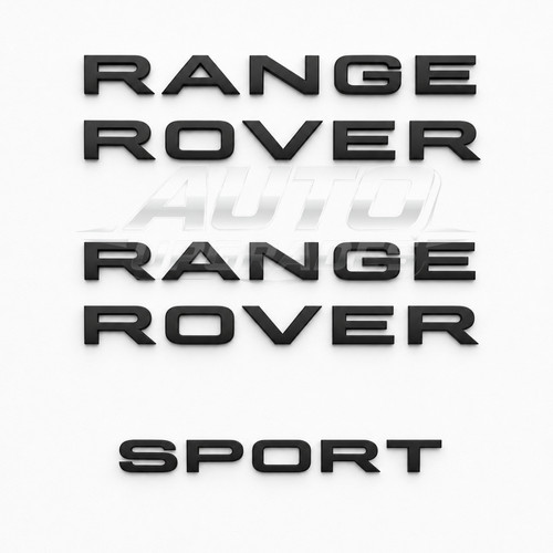 Matte black range - range, rover