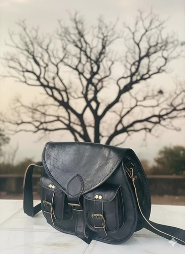 Vintage saddle bag genuine - vintage,
