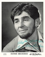 Dennis Bruderer 1970s Autographed Press Photo Chuckie Records Hand Signed  *P75b