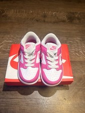 Baby girls pink Nike Dunks -