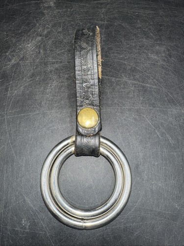 Vintage leather police - leather,