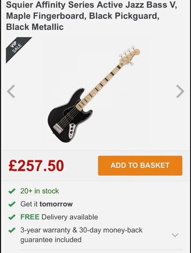 Squier affinity series active - squier,