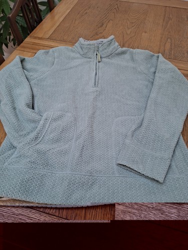 Ladies green waffle - m&s, fleece