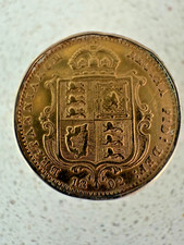 22ct Gold 1892  HALF