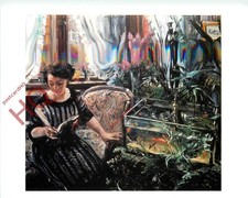 Picture Postcard~ Lovis Corinth, Woman By a Goldfish Tank