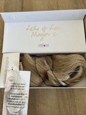 Megan McKenna’s Bouncy Blow Hair Extensions Malibu Blonde  