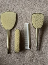 Vintage Regent of London Vantiy Set, Mirror& Brush& Comb