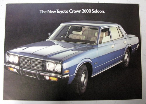 Toyota crown 2600 saloon car - toyota,