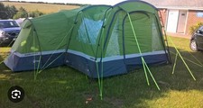 Hi Gear Zenobia Elite 6 Man Tent with Porch, Carpet And Accessories