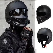 Latest Motorcycle Helmet Capacete Personality Combination Full Face Retro Helmet