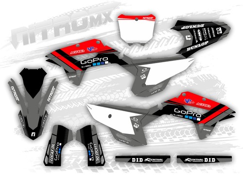 Graphics kit fits honda - graphics, crf