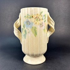 Art Deco Brentleigh Ware Handpainted Vase, Hamilton England c. 1930's
