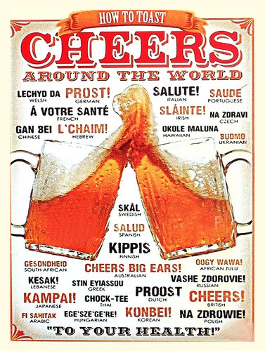 Cheers retro metal - cheers,,