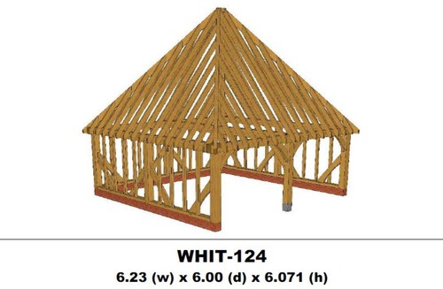 European oak garage - european,