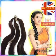 Indian Braid Hair Extension Choti Parandi Guth Three Strand Wedding Hairstyle