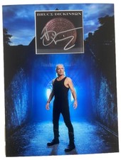 Bruce Dickinson  *HAND SIGNED*  16x12 mounted display ~ AUTOGRAPH - Iron Maiden