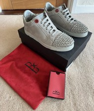 Royaums Luisa Triangle Grey Suede UK Size 9 Men’s sneakers trainers VGC shoes 