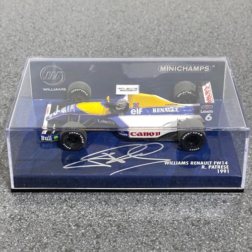 Riccardo patrese signed - patrese,