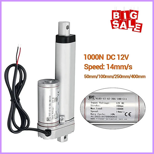 1000n 12v linear actuator - 1000n,
