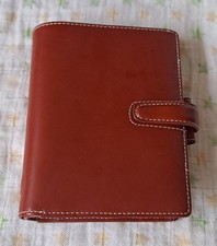 Vintage Filofax Cuban Brown Leather Organiser