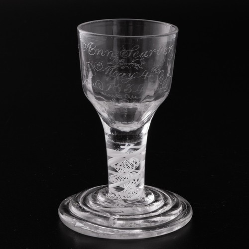 Georgian firing glass c1765 - georgian,
