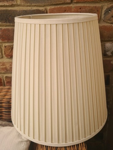 Large vintage table lamp shade - table,